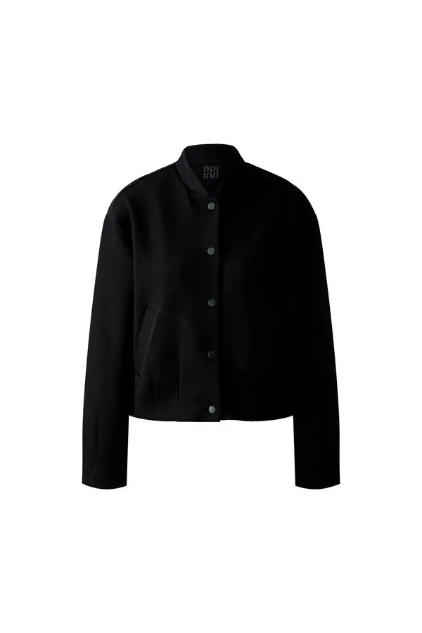 Cropped Bomber Cardigan