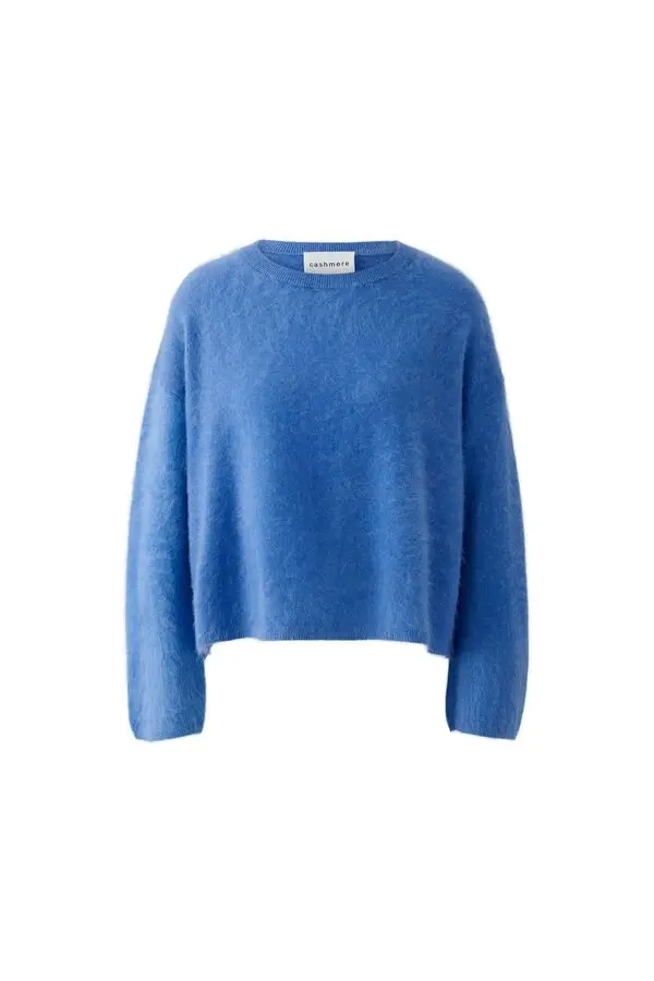 Mohair-Blend Fluffy Sweater