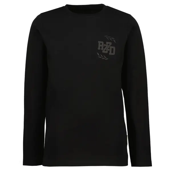 Long-Sleeve T-Shirt with Chest Print