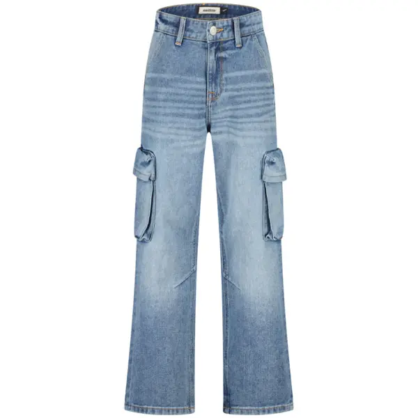 Relaxed Fit Cargo Jeans