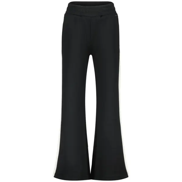 Flared Leg Pull-On Cotton Pants