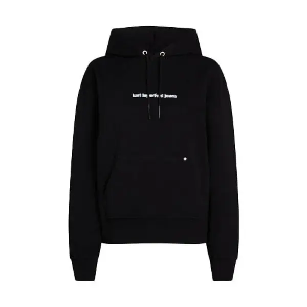 Hoodie with Bold Back Floral Graphic