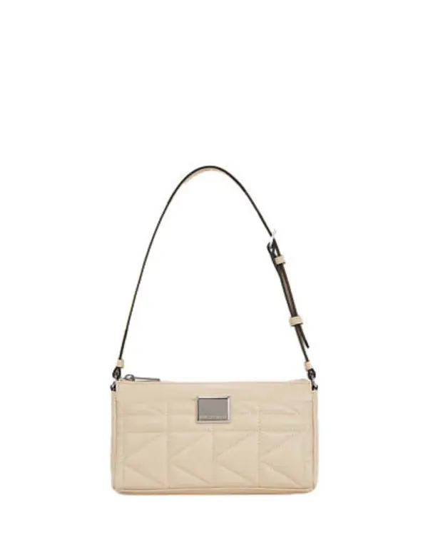 K/Kuilt Leather Baguette Shoulder Bag