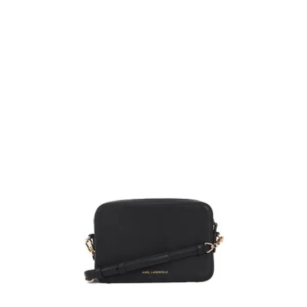 K/Autograph Padlock Leather Crossbody Bag