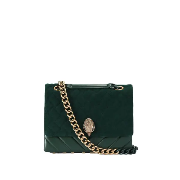 Large Kensington Suede Leather Shoulder Bag
