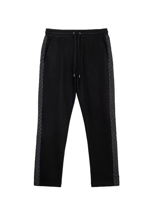 Joggers with Monogram Side Stripe