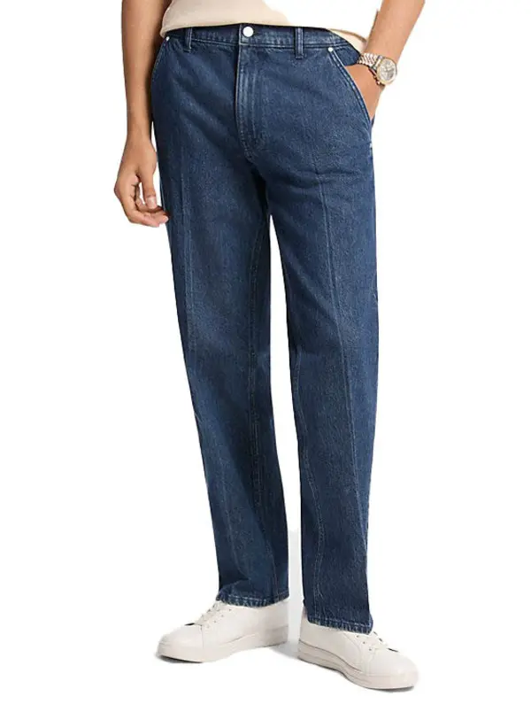Finn Straight-Fit Stretch Denim Jeans