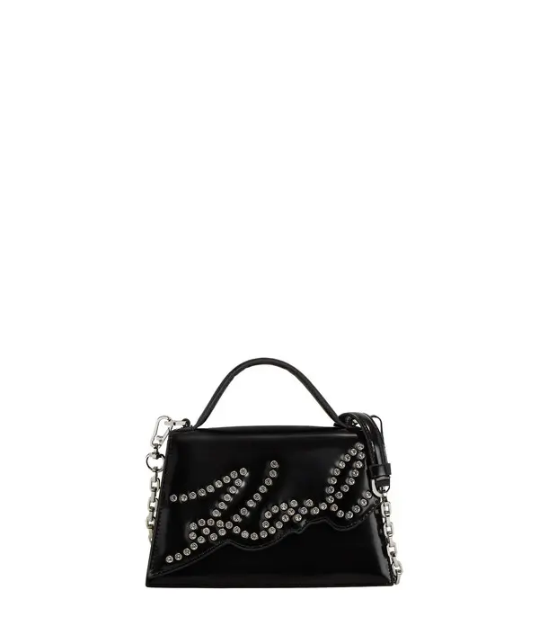 K/Signature Small Studded Crossbody Bag