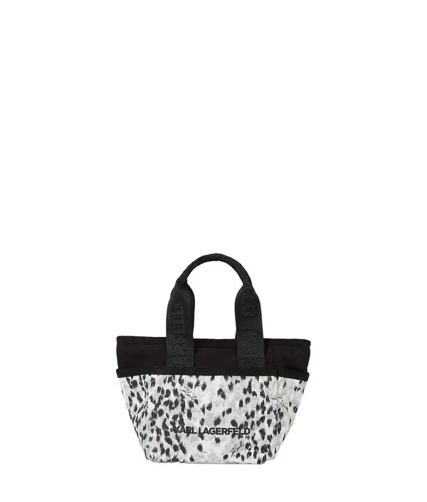 K/Essential Small Multipock Shopper Bag with Loepard Print