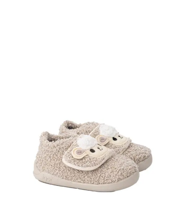 Fleece Sheep Face Bootie Slippers