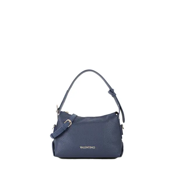 Small Grained Faux Leather Shoulder Bag