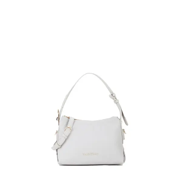 Small Grained Faux Leather Shoulder Bag