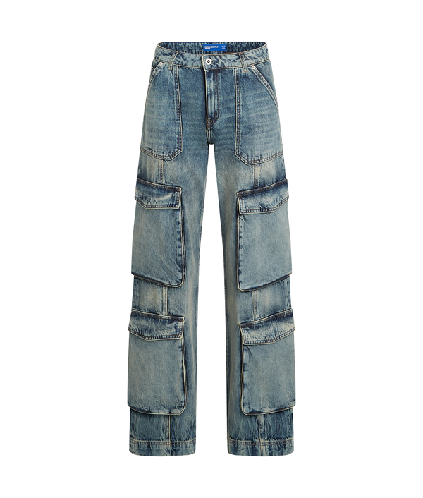 Wide Leg Cargo Jeans