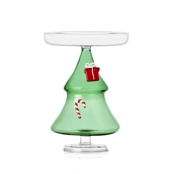 Footed Plate Christmas Tree Image