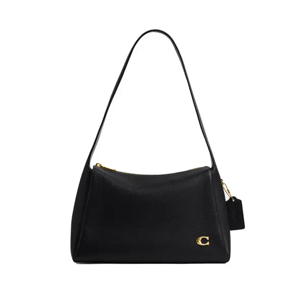 Lola Leather Shoulder Bag with Small C LOGO 