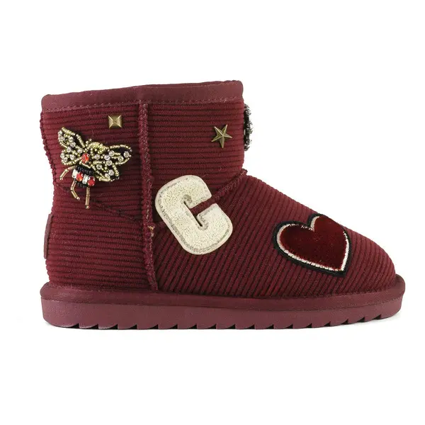 Velvet & Patches Suede Ankle Boots