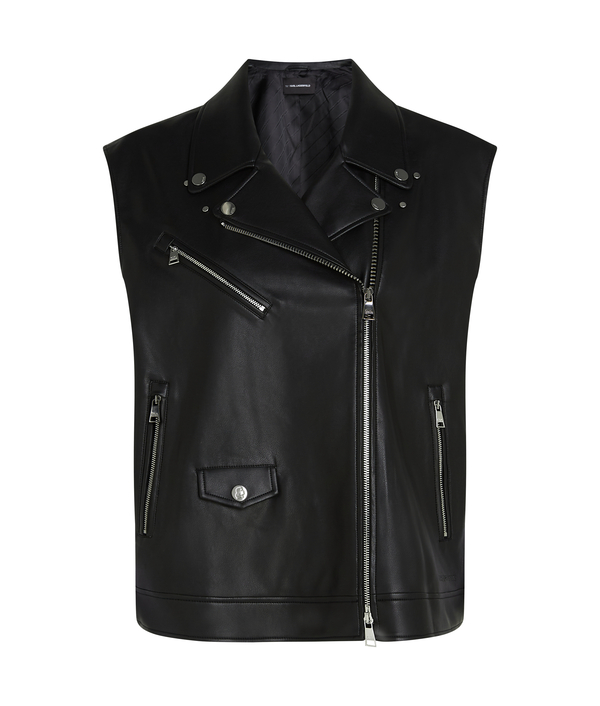 Leather Biker Vest