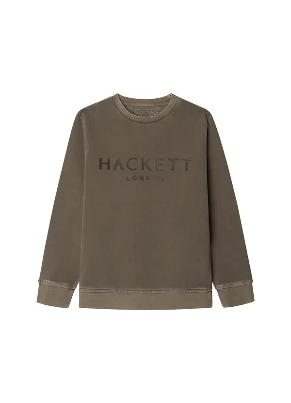 Crew Neck Chest Print Sweatshirt Image