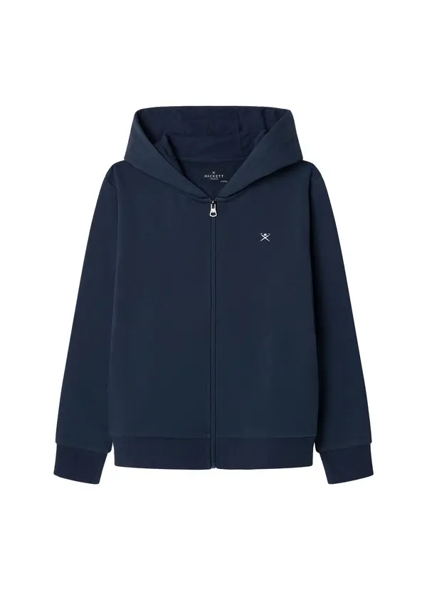 Full Zip Mountain Graphic Hooded Sweatshirt Image