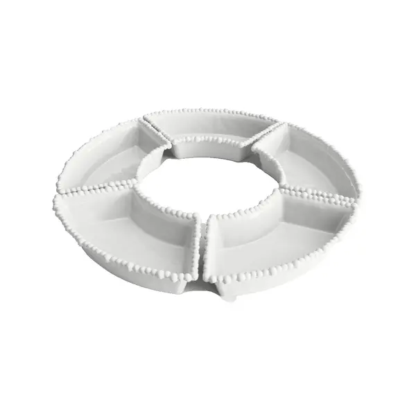 APPETIZER 5 PCS DISHES - WHITE