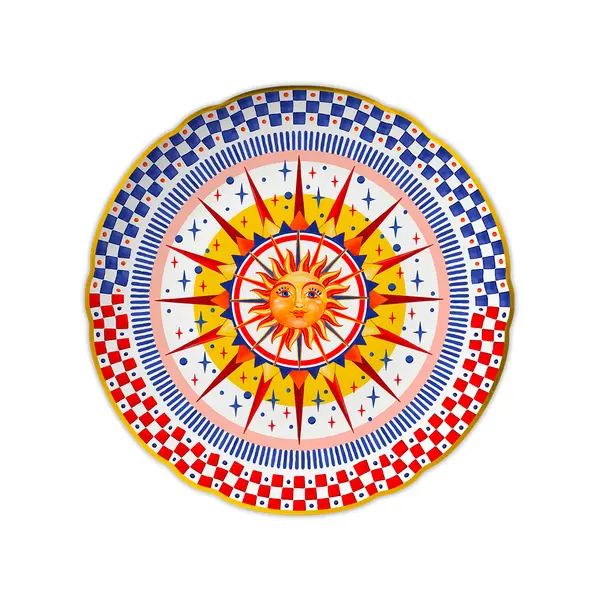 CAKE PLATE SUN - DIAM. 32