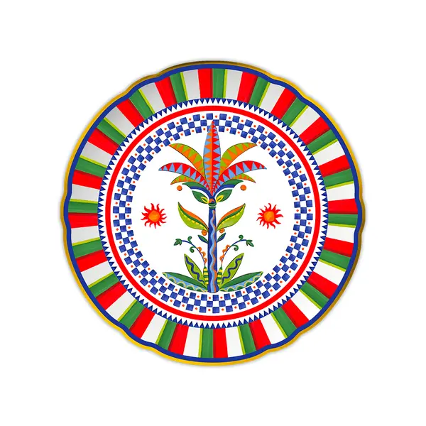 CAKE PLATE PALM - DIAM. 32