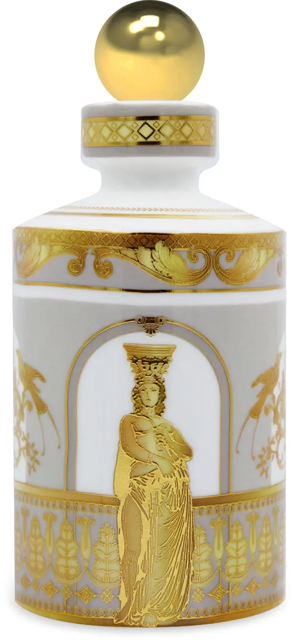 BOTTLE WITH SPHERE MIDI MINERVA TAUPE - D7XH15.5 CM, 350 ML