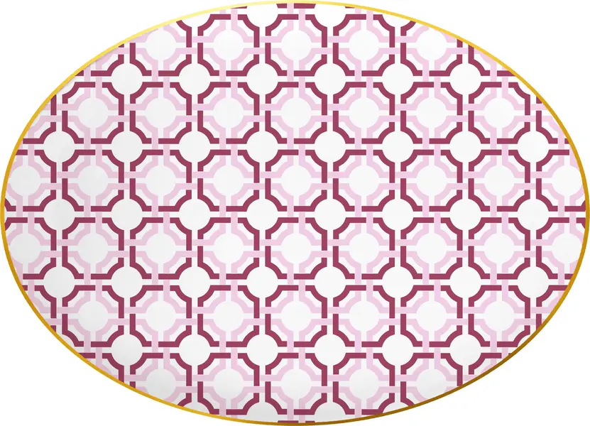 OVAL PLATE 31CM - FIRENZE