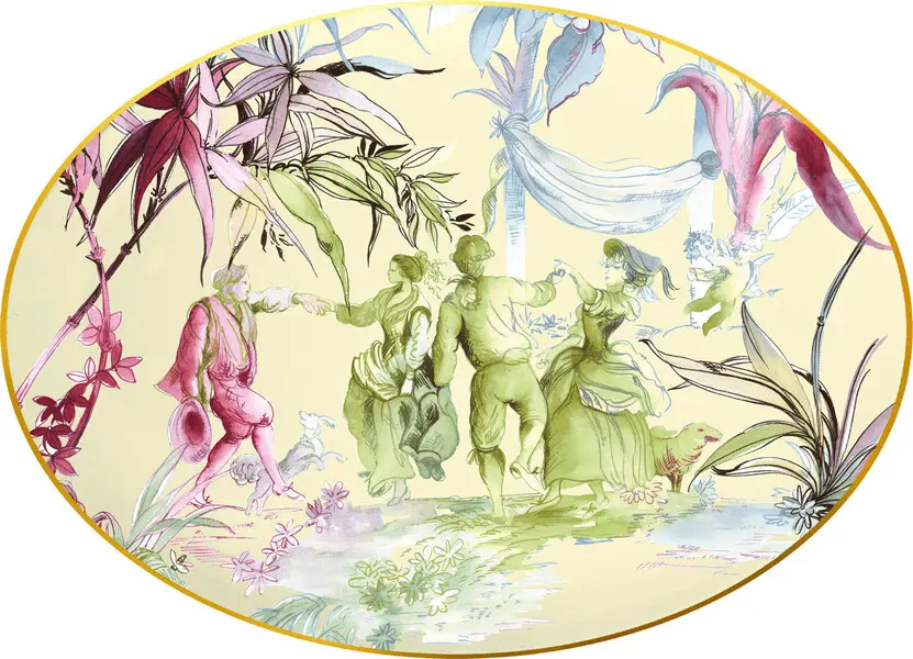 OVAL PLATE 36CM - FIRENZE