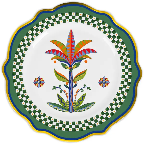 DINNER PLATE PALM - DIAM. 27 CM