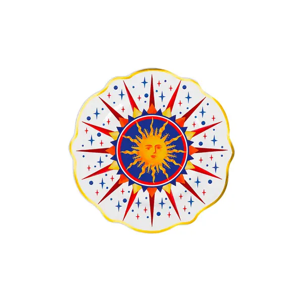 DESSERT PLATE SUN - DIAM. 21,5 CM