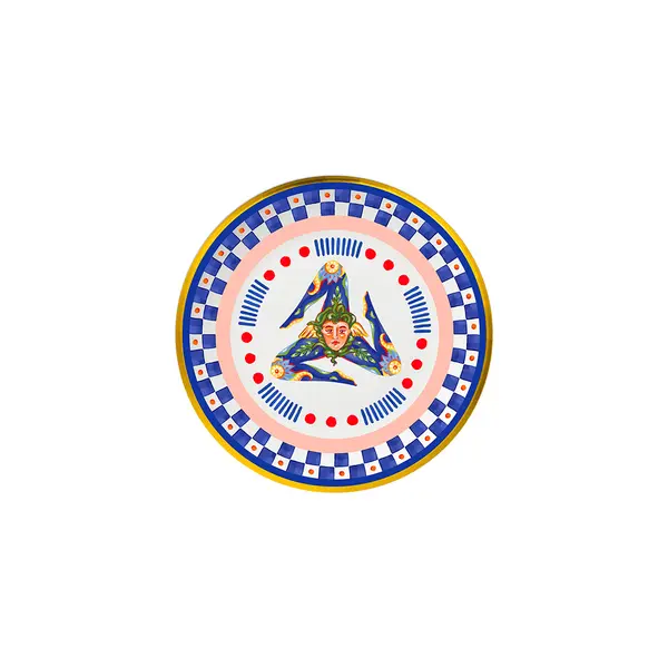 BREAD PLATE TRINACRIA - DIAM. 16 CM