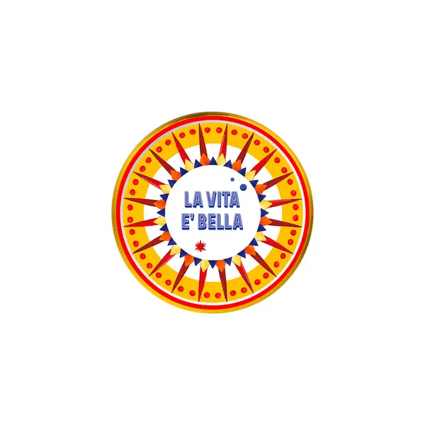 BREAD PLATE LA VITA E' BELLA - DIAM. 16 CM