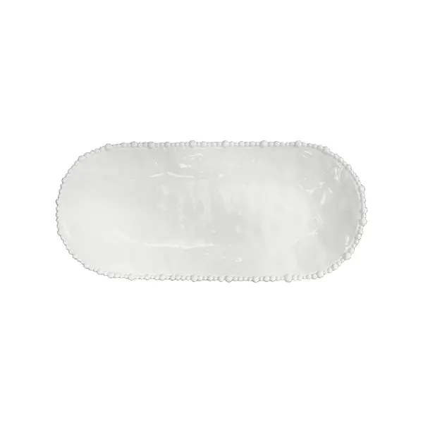 SERVING PLATE OVAL 53X24 CM - WHITE