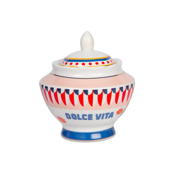 SUGAR BOWL DOLCE VITA - DIAM 13 CM H 11 CM