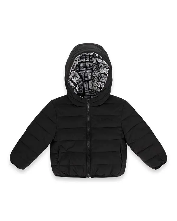 Reversible Puffy Logo Jacket