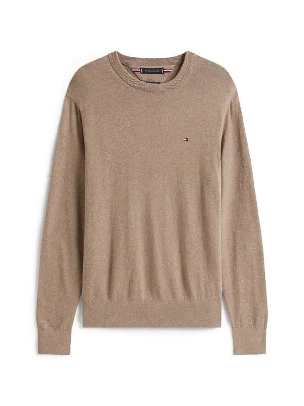 Cotton Cashmere Crew Neck Jumper 
