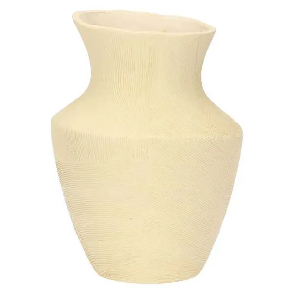 Obliquo M Ceramic Vase, 15.5 x 15.5 cm
