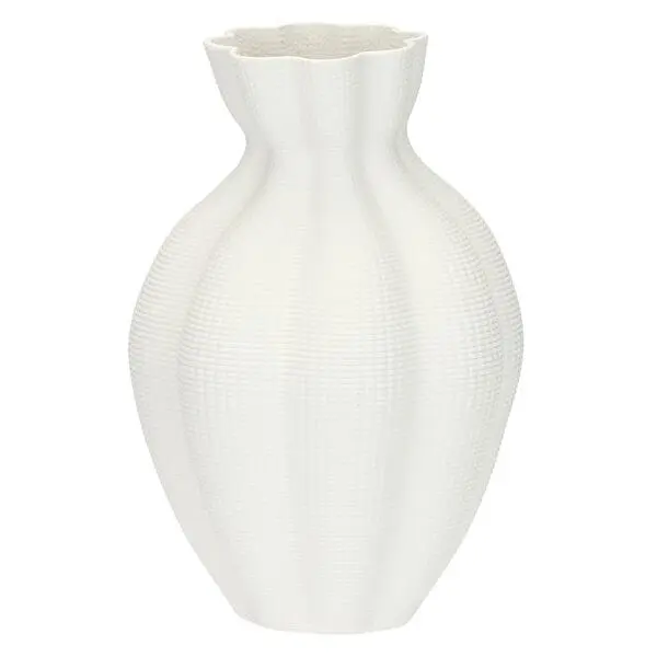 Oblique Vase L, Atena - Ceramic, 25x25x39 cm