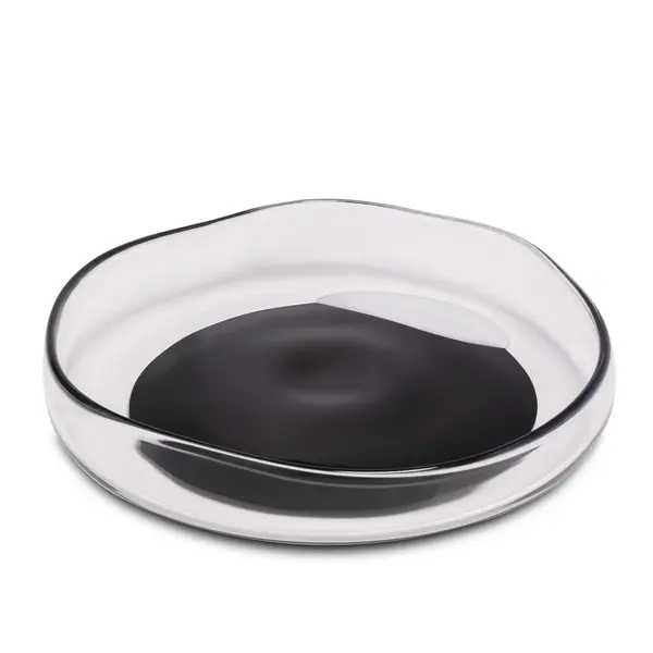 Centerpiece, Ink - Glass, 31.5x31.5x6 cm