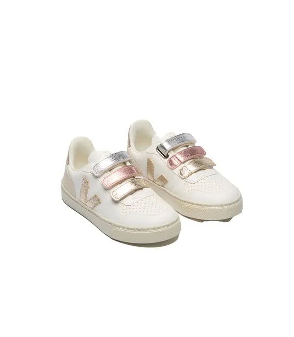 V-10 Velcro Sneakers with Multi-Metallic Straps - Kids