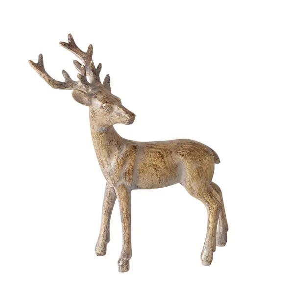 Figurine Pado, 2 ass., Deer, H 16 cm, Polyresin, Brown polyresin brown