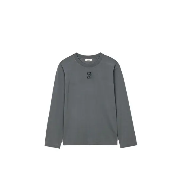 Long Sleeves T-shirt with Embroidery