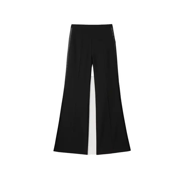Satin Stripe Suit Trousers