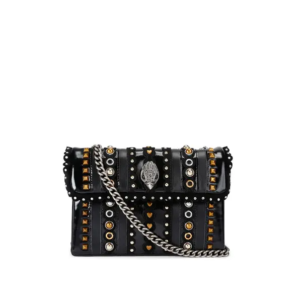 Studded Leather Kensington Crossbody Bag