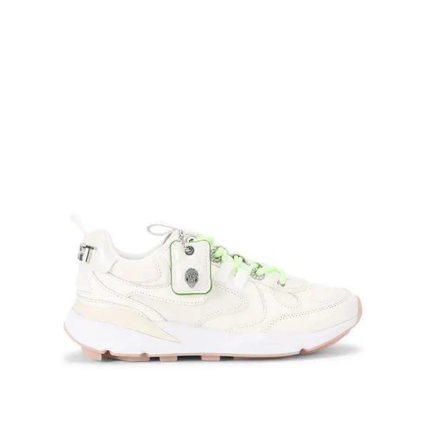 Chunky Sneaker with Neon Green Laces