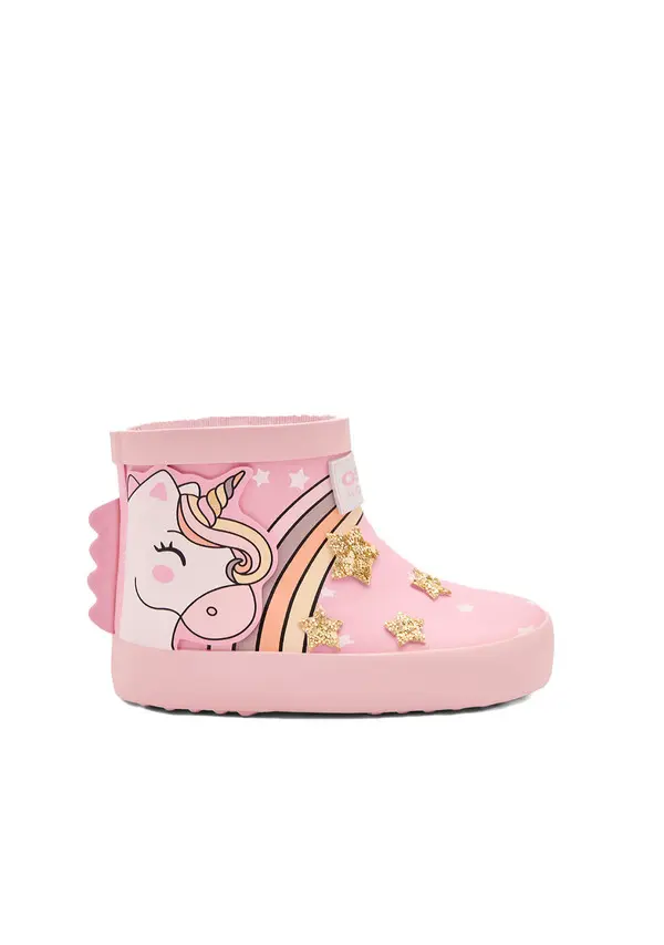 Unicorn & Rainbow Rubber Ankle Boots