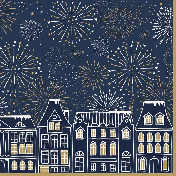 Pack of 20 Fashion paper  33x33 MIDNIGHT