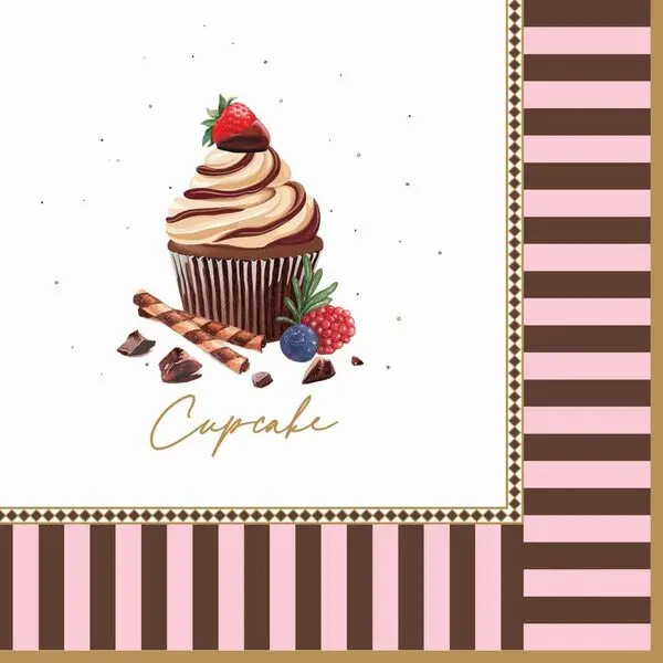 Pack of 20 Fashion paper  33x33 SWEET MOMENTS