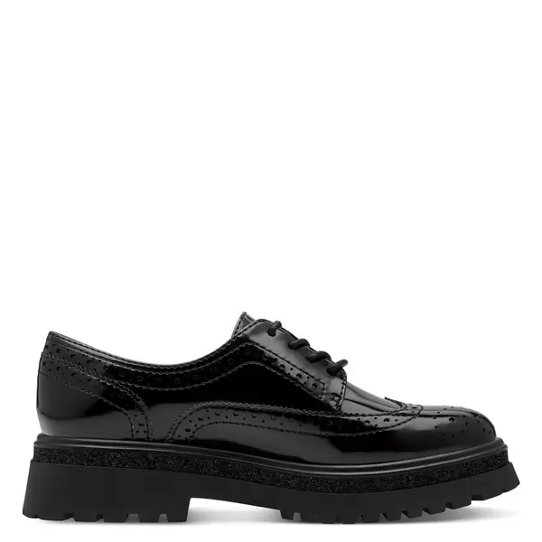 Patent Leather Lace-Up Oxford Image